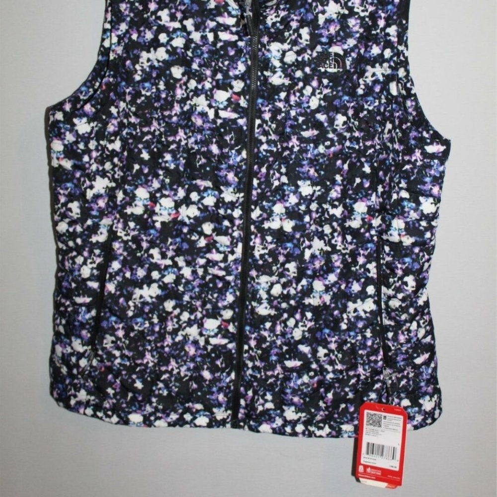 TNF Women's Thermoball Vest Puffer Floral Crystal - Picture 9 of 11